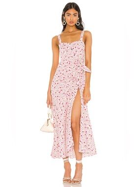 LIKELY Minka Dress Size 0 Pink Floral Worn Once